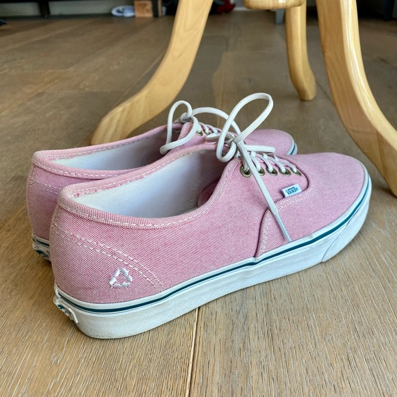 pink recycled vans